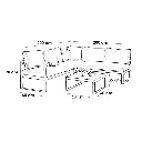 طقم اثاث خارجي حديد ورخام 3مقعد 1.webp