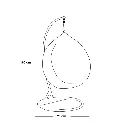 كرسي معلق راتان 1.webp