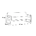 طقم أثاث خارجي قطعتين حديد اسود 1.webp