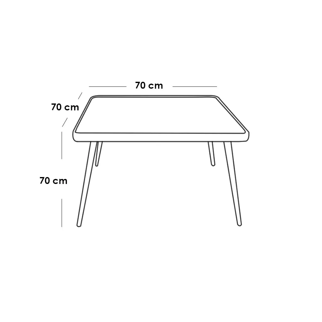 طقم أثاث خارجي 5 قطع حديد و راتان بيج و أزرق 1.webp