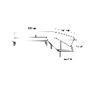 طقم ركنة خارجي حديد مطلي ألكتروستاتيك 3 قطع رمادي وابيض 2.webp