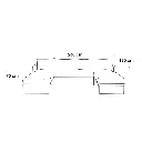 طقم أثاث خارجي 4 قطع بني وأزرق 2.webp