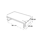 طقم أثاث خارجي قطعتين حديد اسود 2.webp