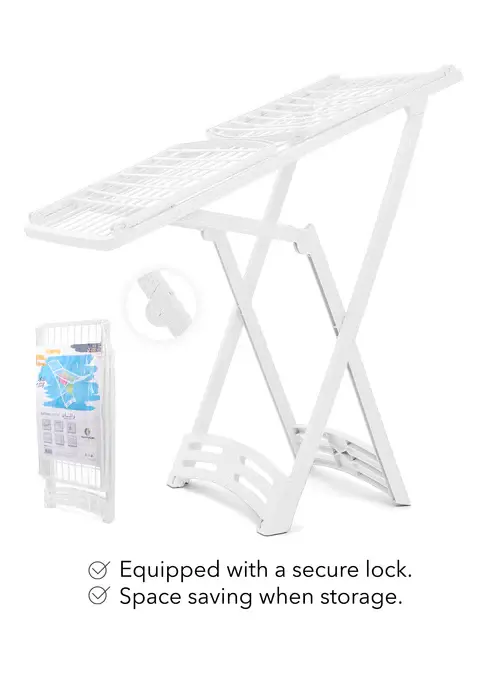 منشر غسيل راتان ابيض  3.webp