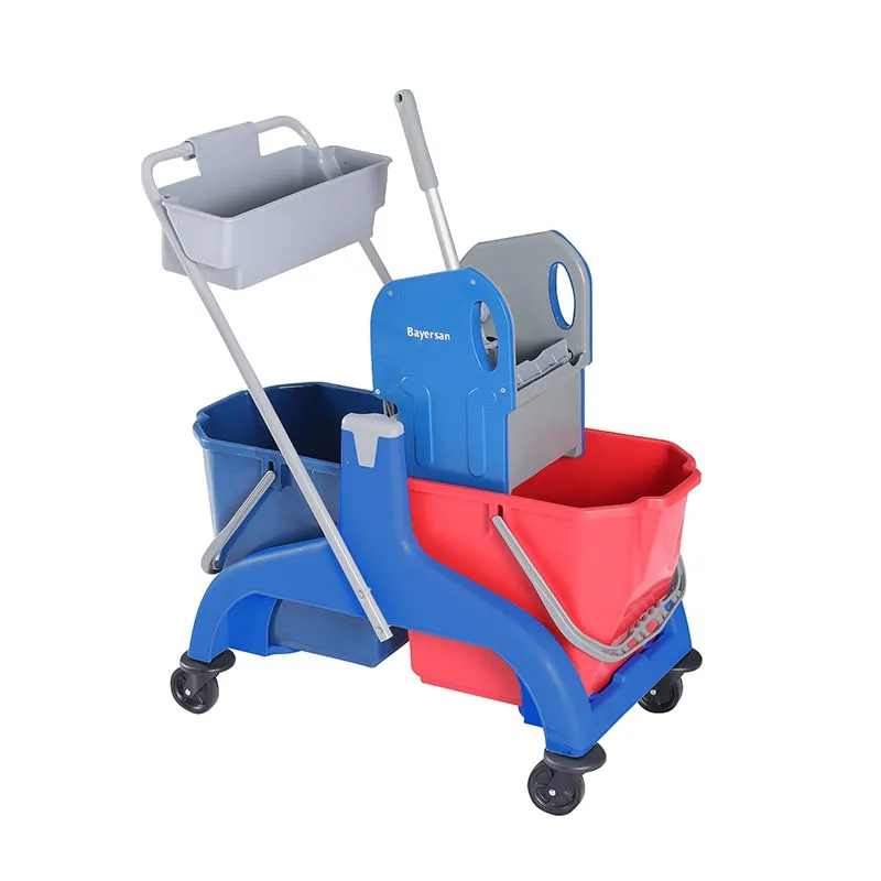 [GB04K00002] ترولي نظافة 25×2 لتر + حامل أدوات