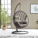 مرجيحة فردي راتان أسود