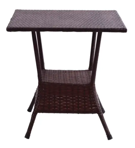 [GB03F00029] طاولة رتان هوم مربعة